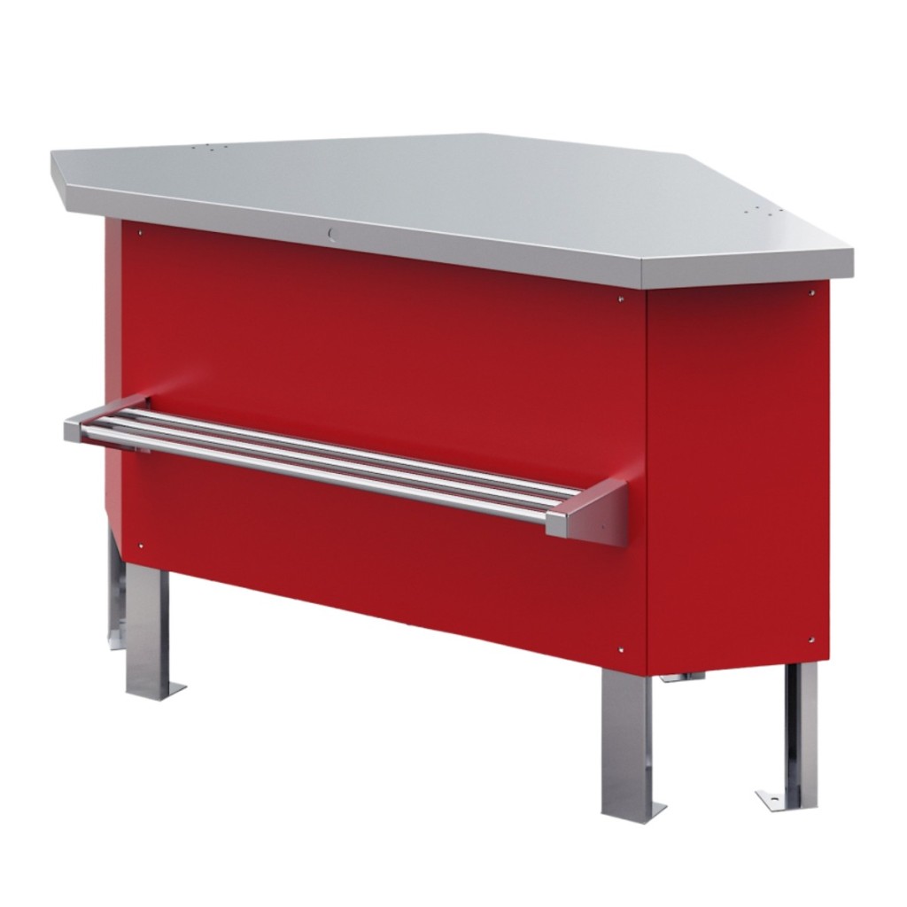 Прилавок холодильный Марихолодмаш «Мясной» ПХС-УН (встроенное холодоснабжение) цветной