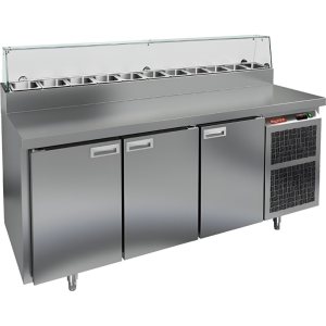 Стол холодильный для пиццы HiCold PZ2-111GN (1/6)