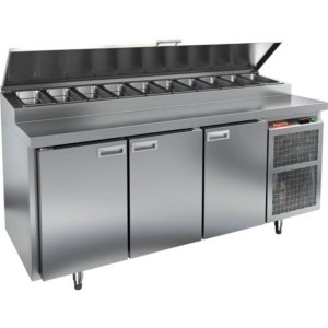 Стол холодильный для пиццы HiCold PZ1-111/GN (1/3H) M (R290)