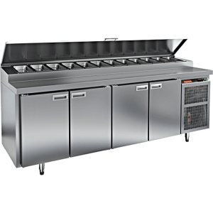 Стол холодильный для пиццы HiCold PZ1-1111/GN (R290)