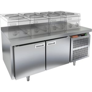 Стол охлаждаемый HiCold GN 11/TN LT SH О под тепловое оборудование