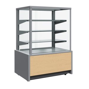 Витрина кондитерская Carboma KC70 N 0,6-1 Light Паттерн (0106 Седой дуб) нейтральная