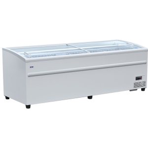 Ларь-бонета Levin ALPINA 210 НТ/СТ (RAL 9016) с делителями и решётками