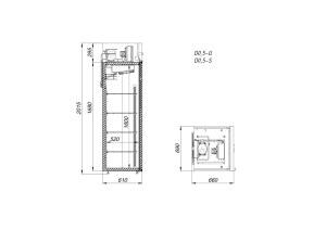 Шкаф холодильный среднетемпературный Arkto D0.7-S - Изображение 2