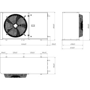 Компрессорно-конденсаторный блок Intercold CCB235 L5,4 - Изображение 2